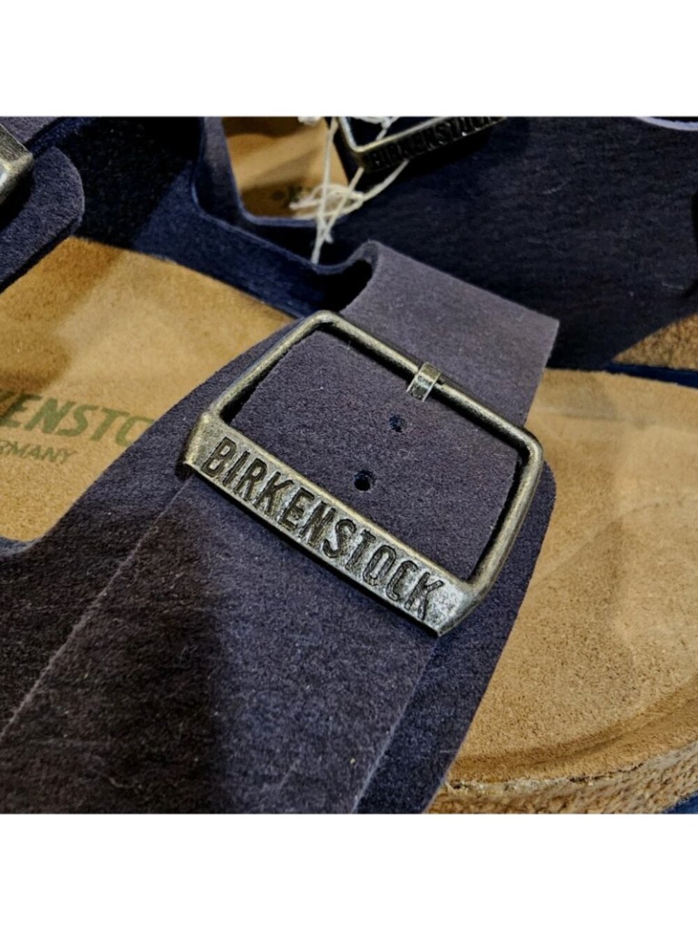 Birkenstock Milano Oil Navy Blue Sandals - Men's Size 11 - Picture 3 of 7